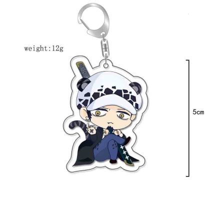 航海王草帽路飛索隆喬巴羅賓亞力克鑰匙扣掛飾【單買三件起送】