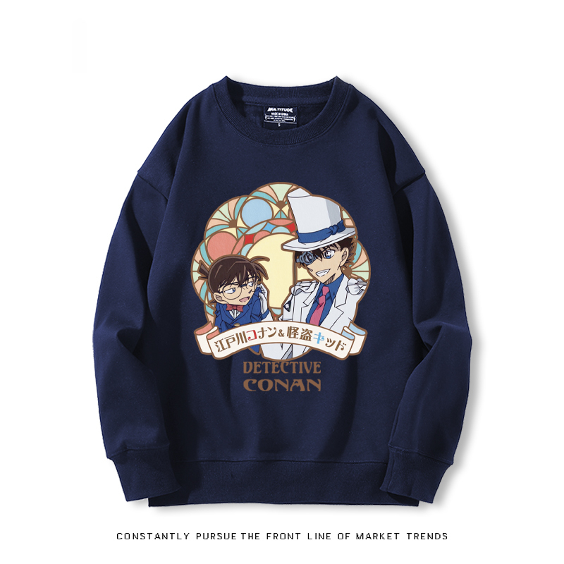 名偵探柯南 聯名2024親子情侶裝 圓領長袖