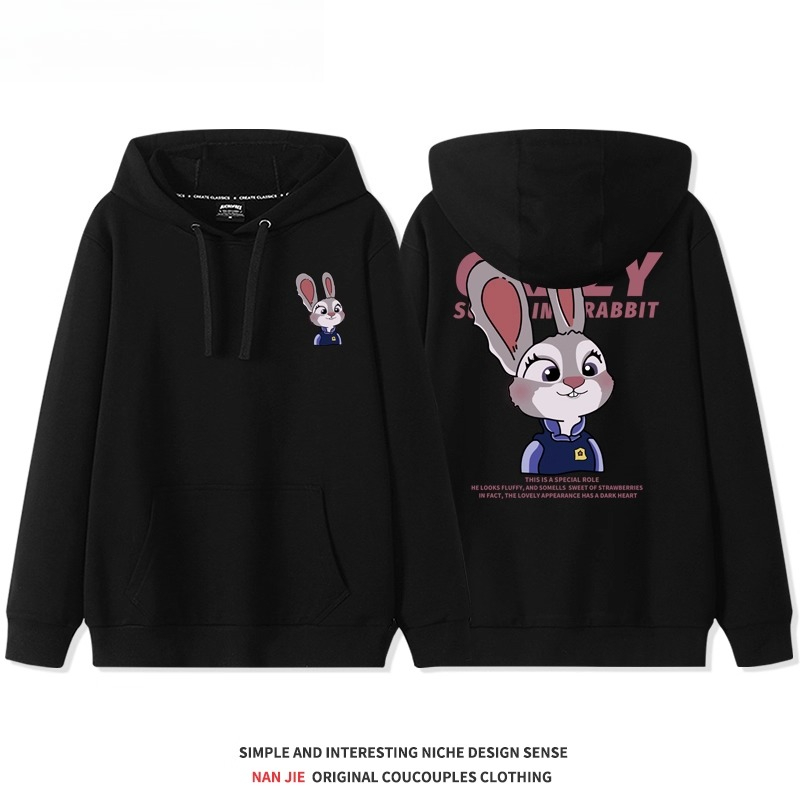 瘋狂動物城 聯名衛衣2025秋冬新款親子情侶裝連帽衛衣