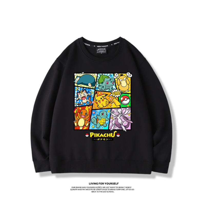 寶可夢2023親子情侶裝 圓領長袖