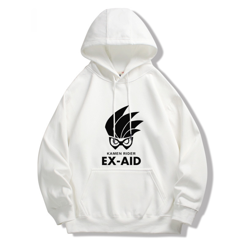 假面騎士 衛衣2024秋冬新款親子情侶裝薄絨款連帽衛衣