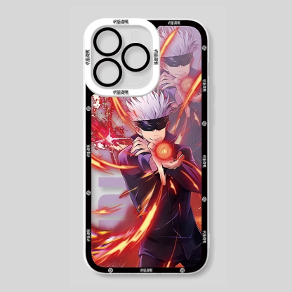 蘋果 系列咒術迴戰天使眼透明防摔軟殼