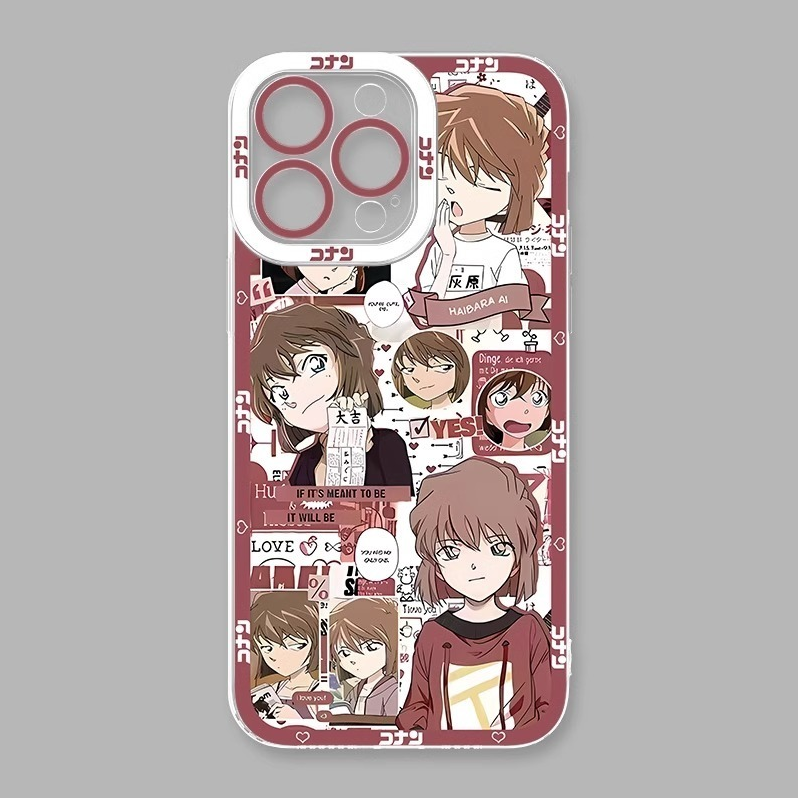 蘋果 系列名偵探柯南天使眼透明防摔軟殼