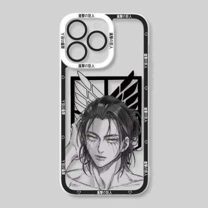 蘋果 系列進擊的巨人天使眼透明防摔軟殼