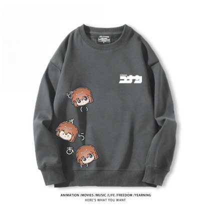 名偵探柯南 聯名親子情侶裝 圓領長袖