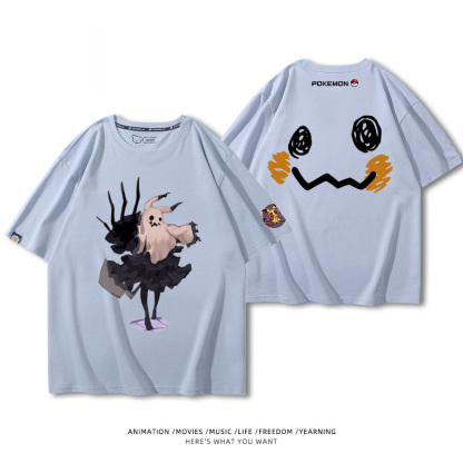 精靈寶可夢 2024親子情侶男女同款 純棉T恤