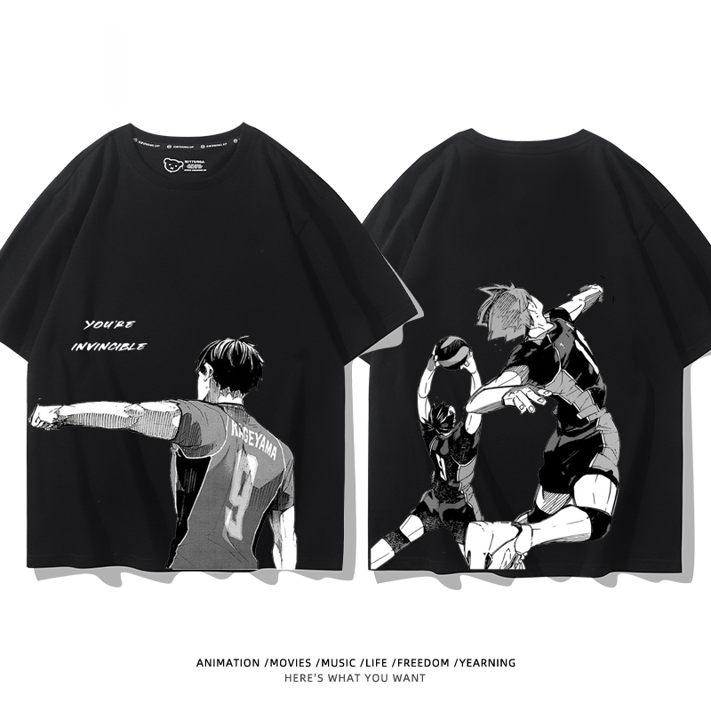 排球少年 2024親子情侶男女同款 純棉T恤