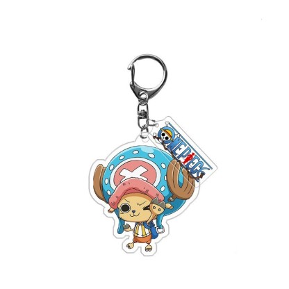 航海王草帽路飛索隆喬巴羅賓亞力克鑰匙扣掛飾【單買三件起送】