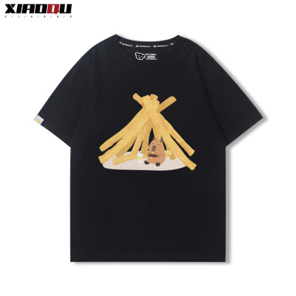 卡皮巴拉 2024親子情侶男女同款 純棉T恤