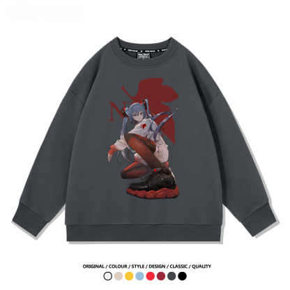 初音未來聯名EVA 2024親子情侶裝 圓領長袖