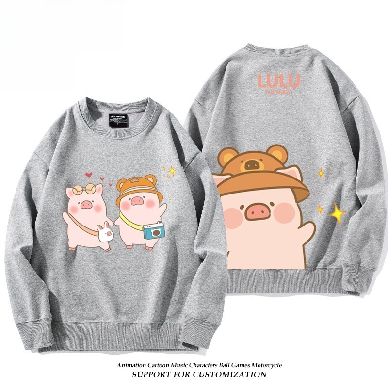 LuLu豬 聯名親子情侶裝 圓領長袖