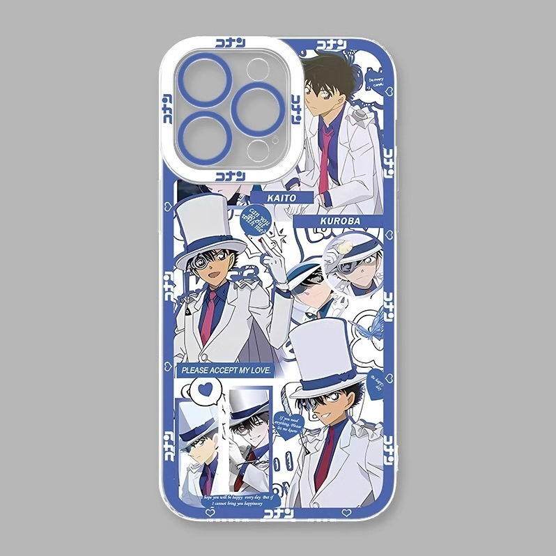 蘋果 系列名偵探柯南天使眼透明防摔軟殼