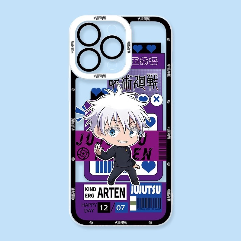 蘋果 系列咒術迴戰天使眼透明防摔軟殼