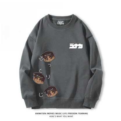 名偵探柯南 聯名親子情侶裝 圓領長袖