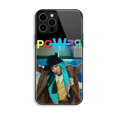 GD權志龍新款高清全包防摔玻璃殼