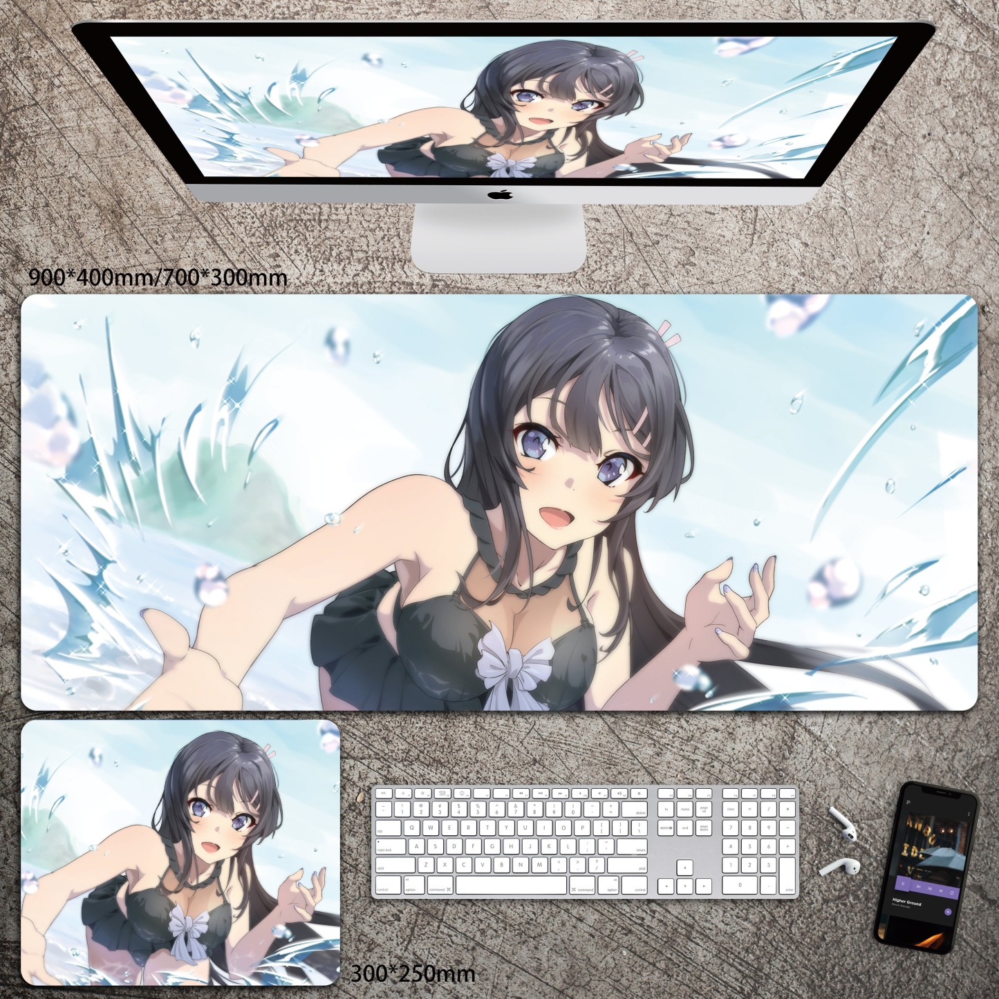 動漫系列 主題桌墊 布質滑鼠墊