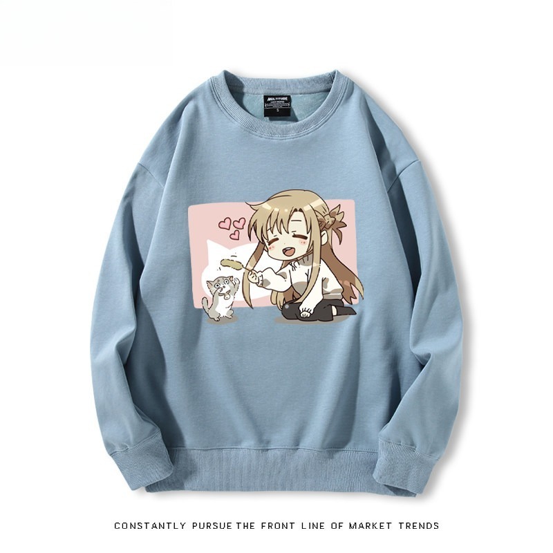 刀劍神域 聯名親子情侶裝 圓領長袖