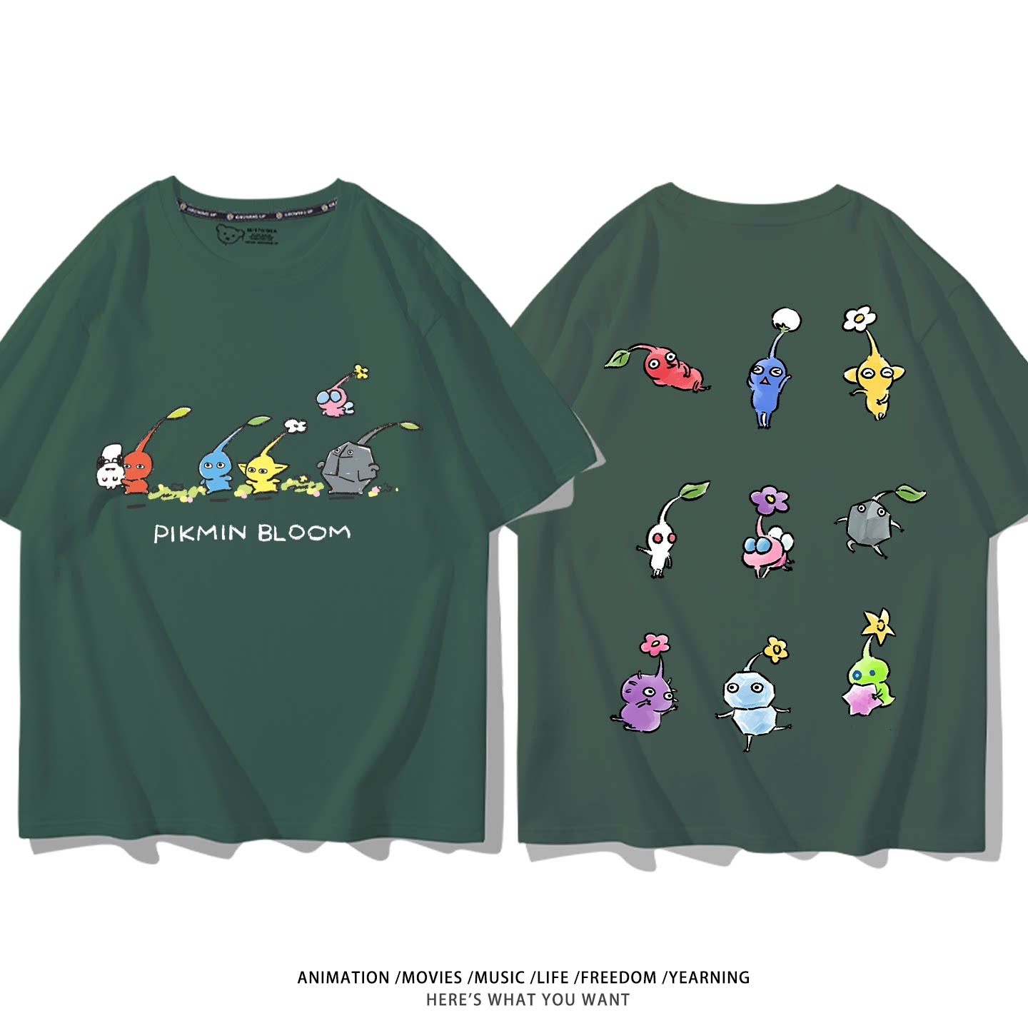 皮克敏PIKMIN4 印花短袖T恤