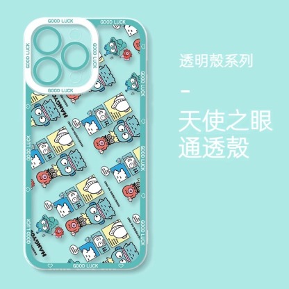 蘋果 系列人魚漢頓天使眼透明防摔軟殼