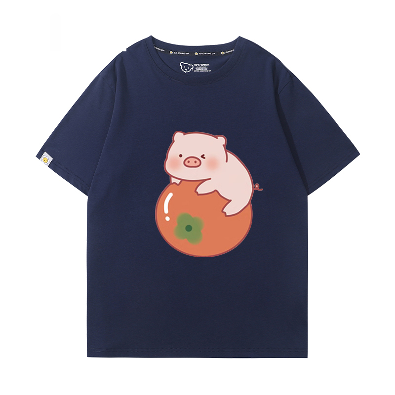 lulu豬 2024親子情侶男女同款 T恤