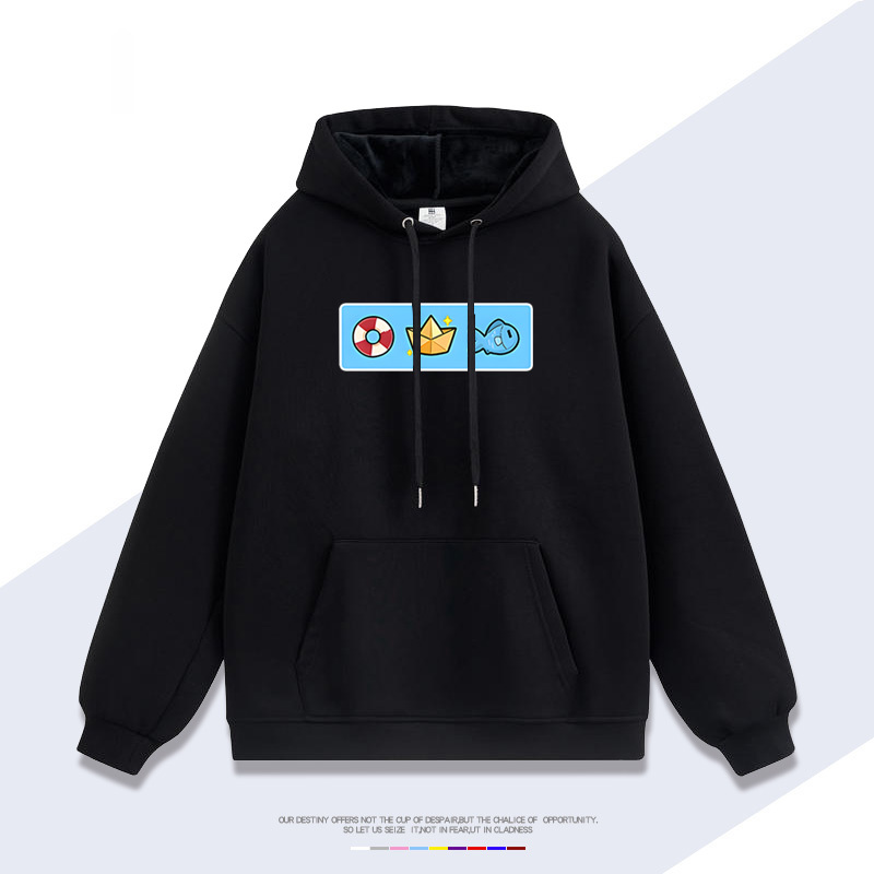 貓鯊Sameko Saba二次元Vtuber 聯名衛衣2025秋冬新款 親子情侶裝連帽衛衣