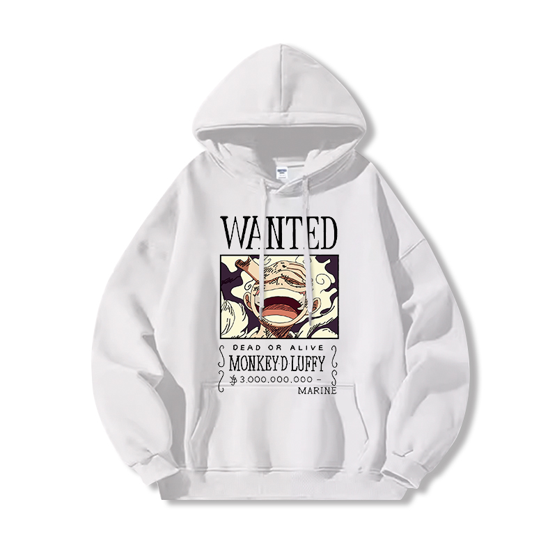 航海王 聯名衛衣2024秋冬新款親子情侶裝薄絨款連帽衛衣