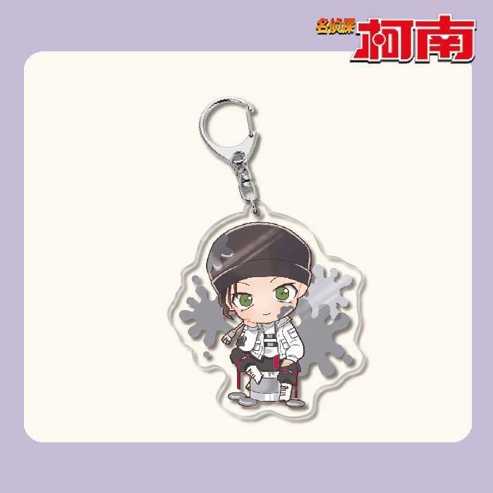 名偵探柯南周邊 灰原哀基德赤井秀一安室透世良真純亞克力鑰匙扣掛飾【單買三件起送】