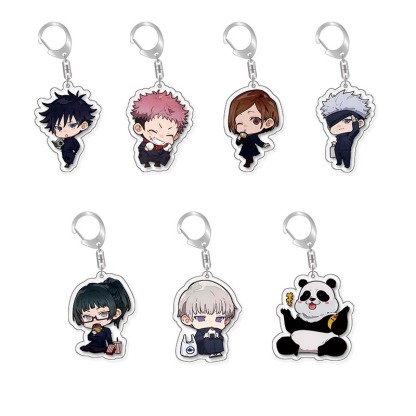 咒術廻戰五條悟虎杖悠仁伏黑惠釘崎野薔薇禪院真希狗卷棘熊貓 掛飾【單買三件起送】