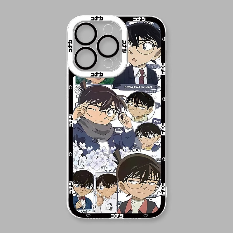 蘋果 系列名偵探柯南天使眼透明防摔軟殼