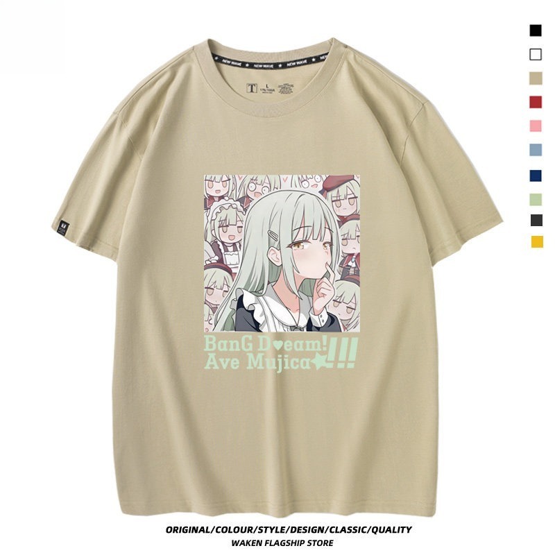 BanG Dream! Ave Mujica 印花短袖T恤