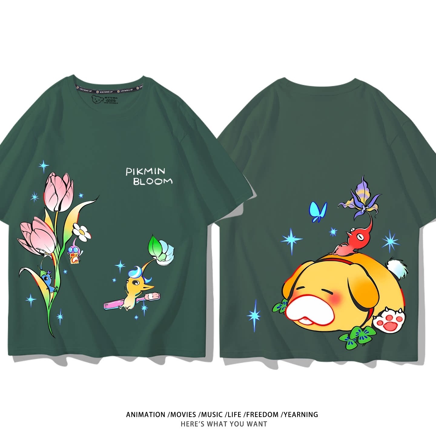 皮克敏PIKMIN4 印花短袖T恤
