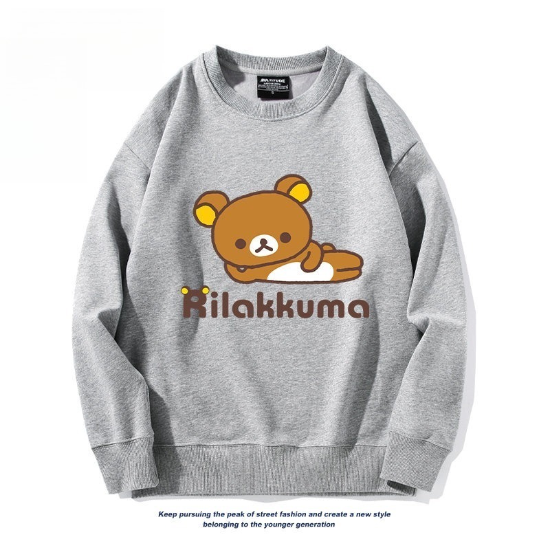 日系拉拉熊 聯名親子情侶裝 圓領長袖