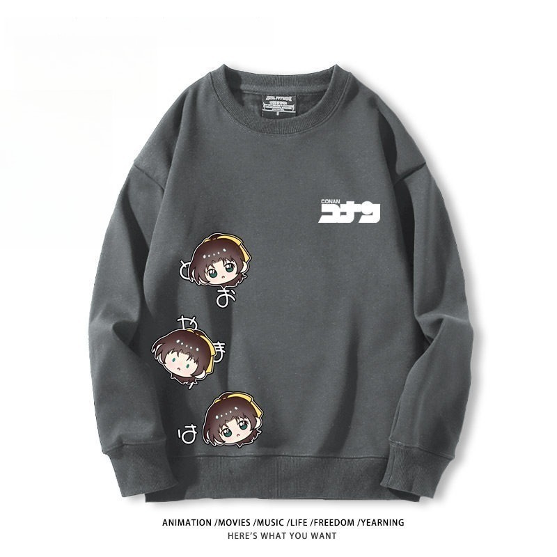 名偵探柯南 聯名親子情侶裝 圓領長袖