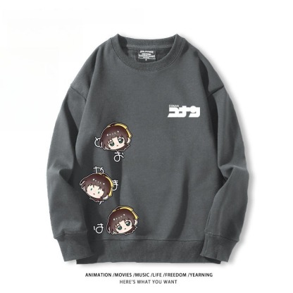 名偵探柯南 聯名親子情侶裝 圓領長袖