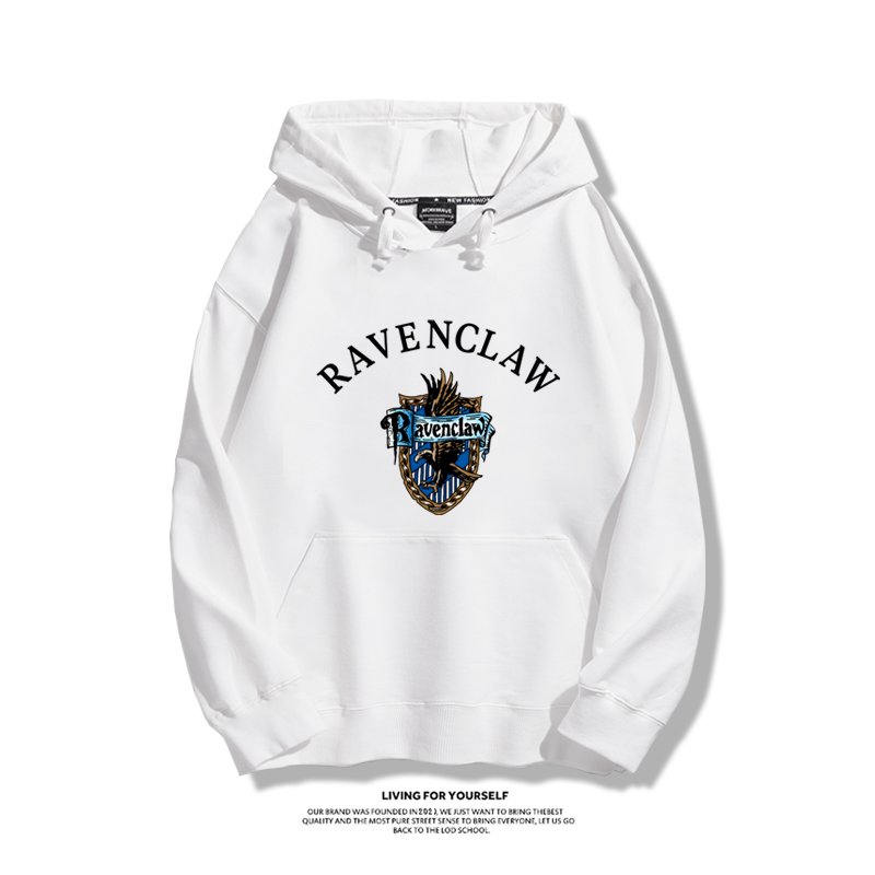 哈利波特聯名衛衣2023秋冬新款親子情侶裝薄絨款連帽衛衣