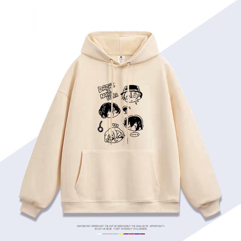 文豪野犬 聯名衛衣2025秋冬新款 親子情侶裝連帽衛衣