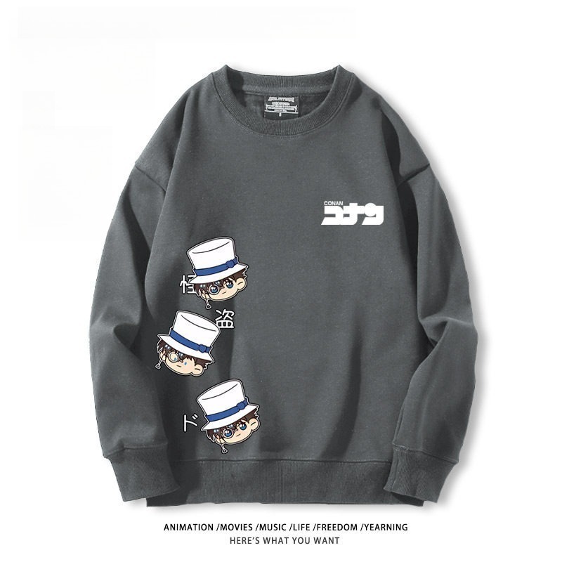 名偵探柯南 聯名親子情侶裝 圓領長袖