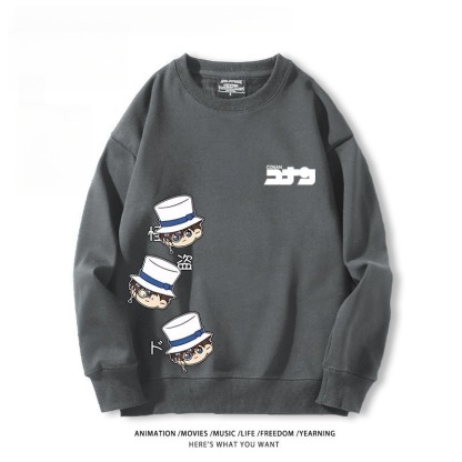 名偵探柯南 聯名親子情侶裝 圓領長袖