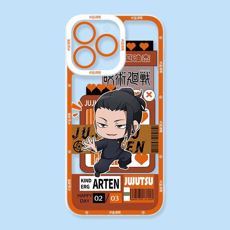 蘋果 系列咒術迴戰天使眼透明防摔軟殼