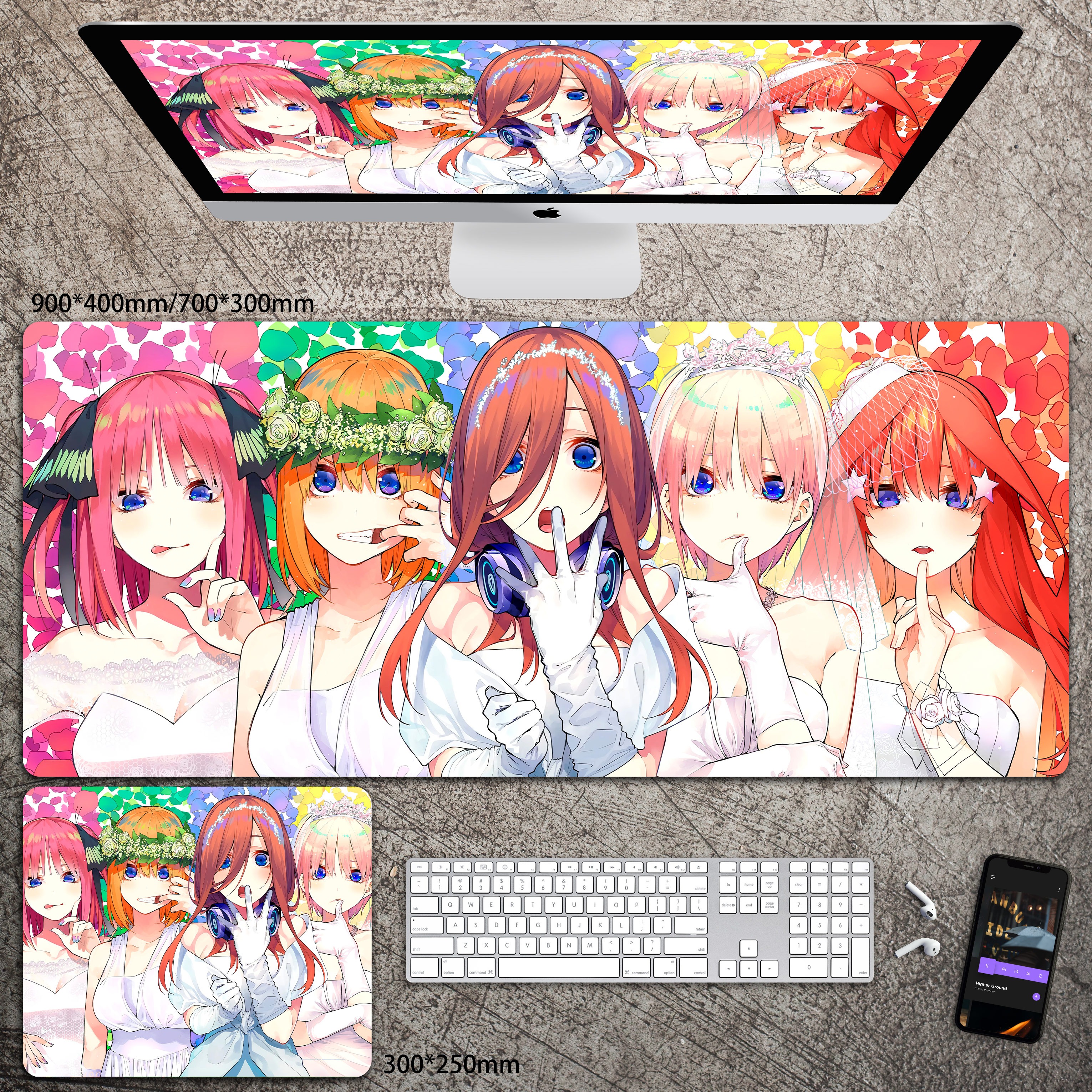 動漫系列 主題桌墊 布質滑鼠墊