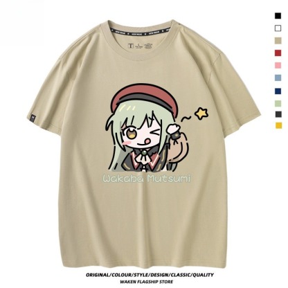 BanG Dream! Ave Mujica 印花短袖T恤