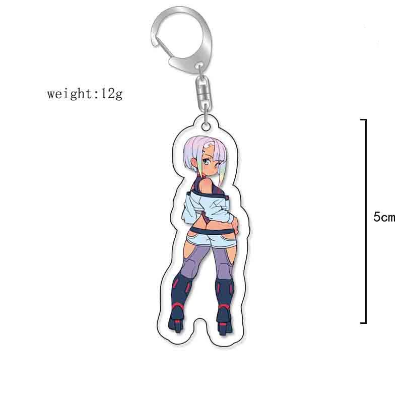 賽博朋克：邊緣行者2077大衛露西麗貝卡賽博浪客Cyberpunk鑰匙扣掛飾【單買三件起送】