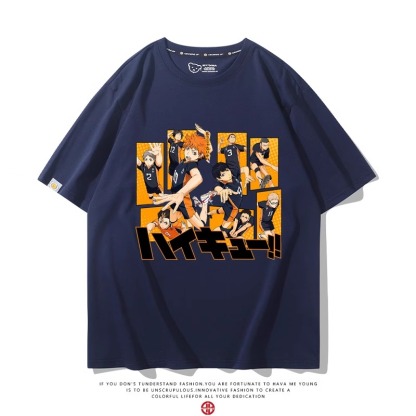 排球少年 2024親子情侶男女同款 純棉T恤