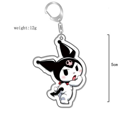 粉色貓咪Sanrio玉狗桂樂美蒂亞克力鑰匙扣掛飾【單買三件起送】