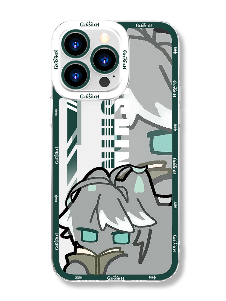 蘋果 系列原神擬貓天使眼透明防摔軟殼