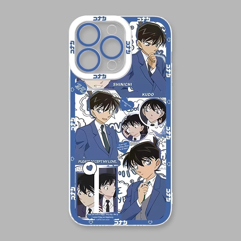 蘋果 系列名偵探柯南天使眼透明防摔軟殼