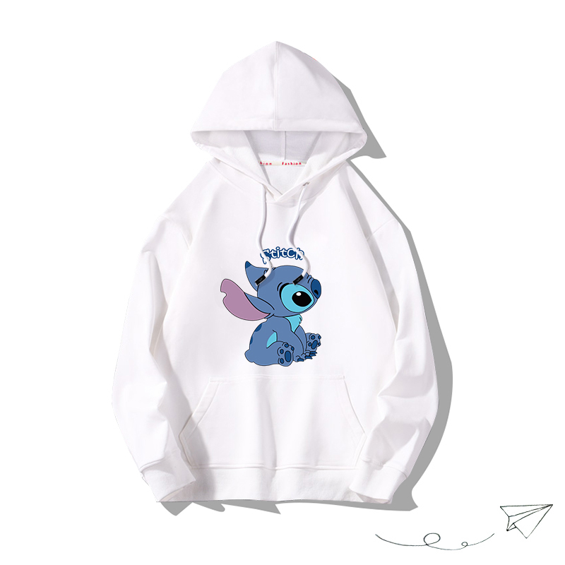 史迪仔聯名hiphop2025秋冬新款 親子情侶男女連帽衛衣