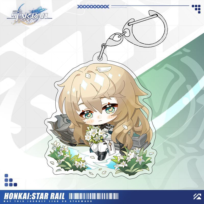 崩壞星穹鐵道愛莉希雅彥卿希露瓦景元白露姬子亞克力鑰匙扣掛飾【單買三件起送】