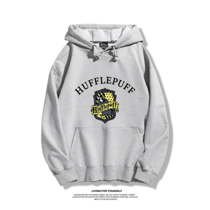 哈利波特聯名衛衣2023秋冬新款親子情侶裝薄絨款連帽衛衣