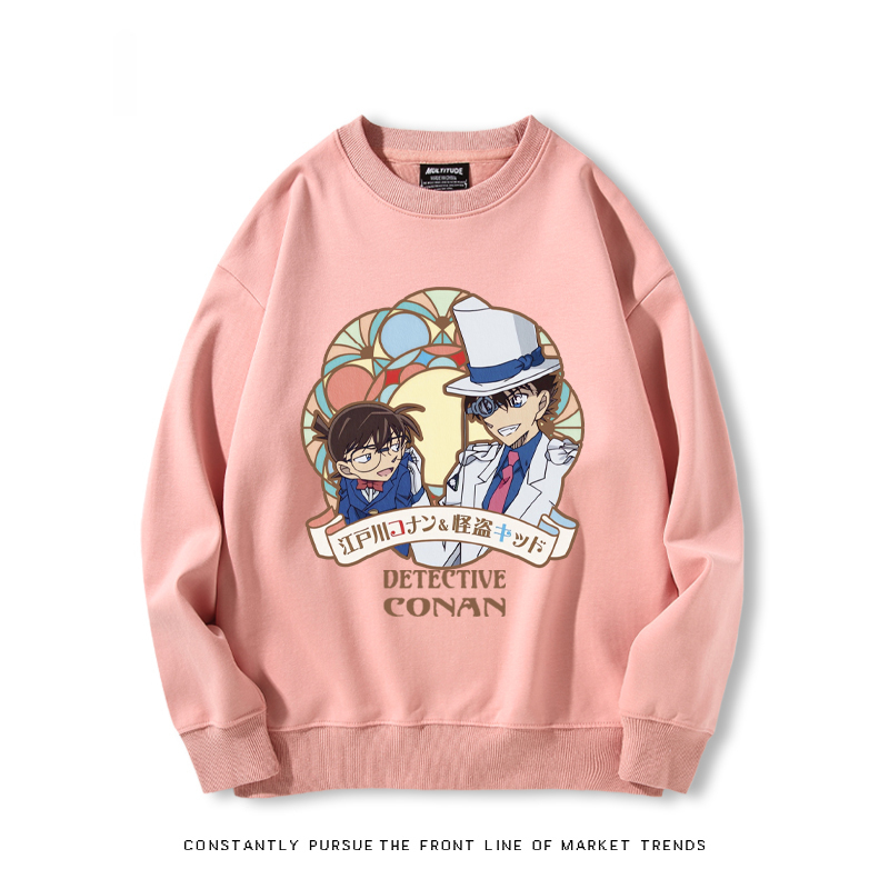名偵探柯南 聯名2024親子情侶裝 圓領長袖